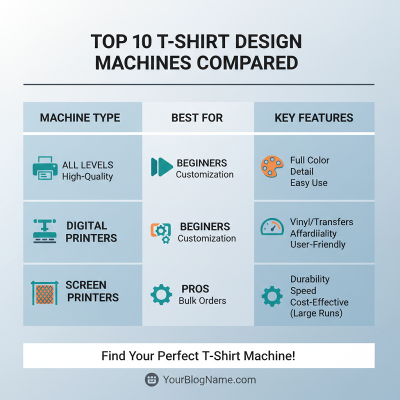 Top 10 T-Shirt Design Machines for Creating Stunning Custom Apparel