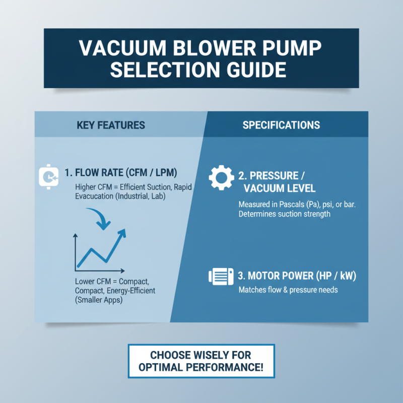 How to Choose the Right Vacuum Blower Pump for Your Needs