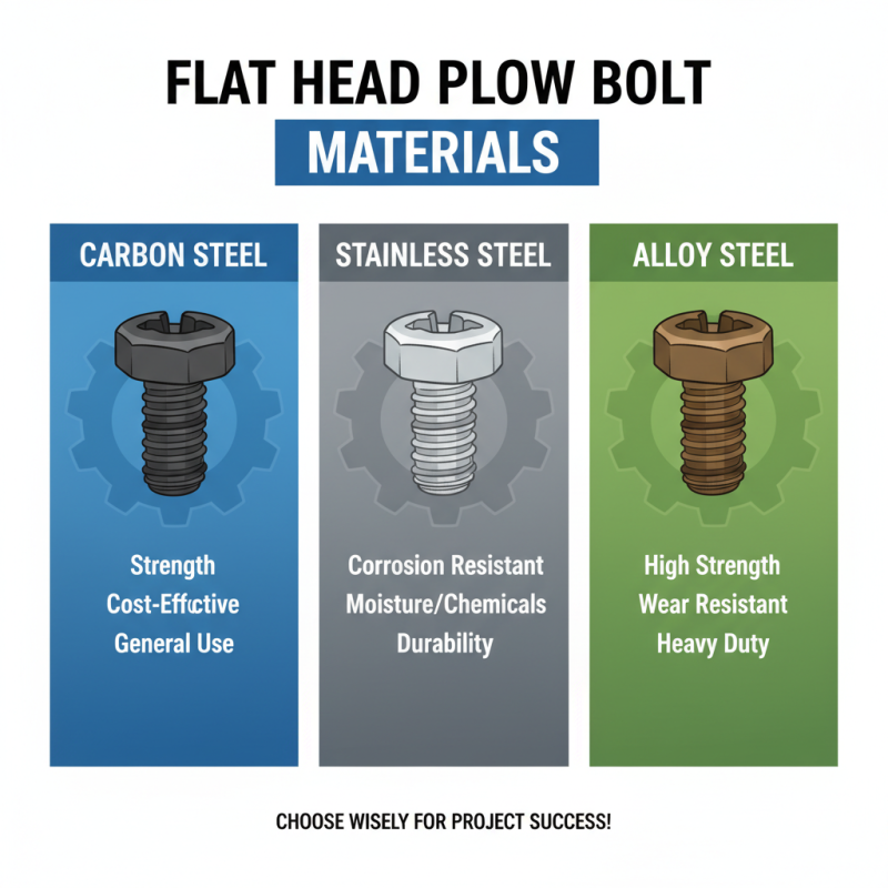 How to Choose the Right Flat Head Plow Bolts for Your Project Needs