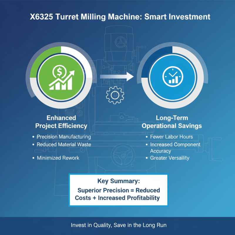 Top 10 Benefits of Using a Turret Milling Machine X6325 for Your Projects