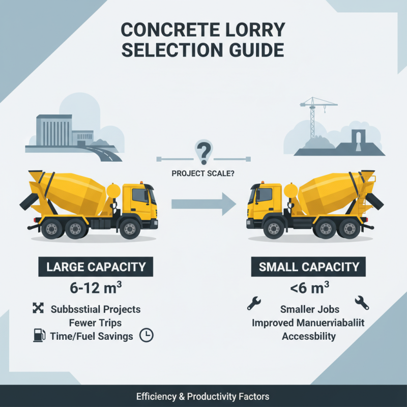 Essential Tips for Choosing the Right Concrete Lorry for Your Project