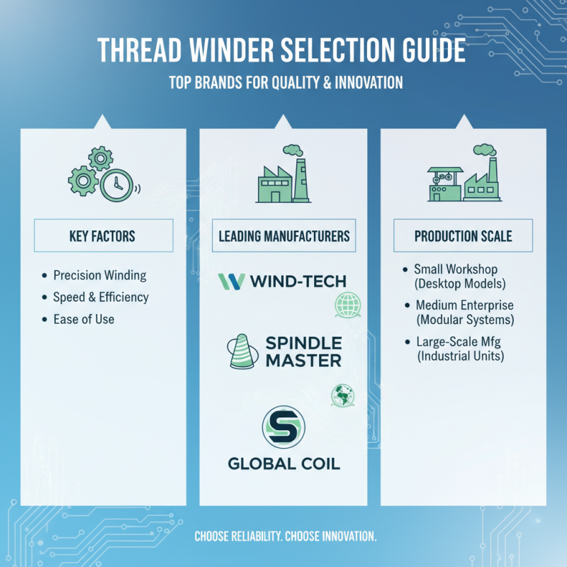 Ultimate Guide to Choosing the Right Thread Winding Machine for Your Needs