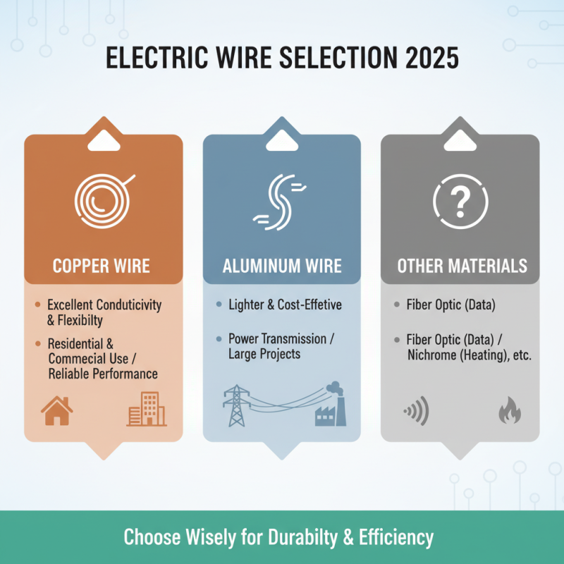 Top Electric Wire Types to Consider for Your Next Project in 2025