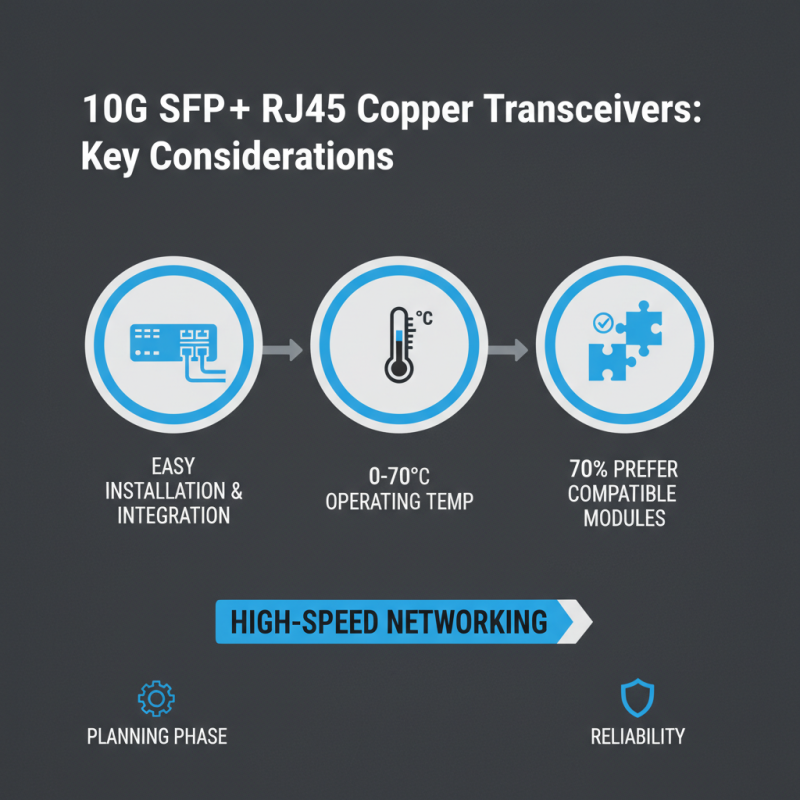 Why Choose 10G SFP+ RJ45 Copper Transceiver for High-Speed Networking