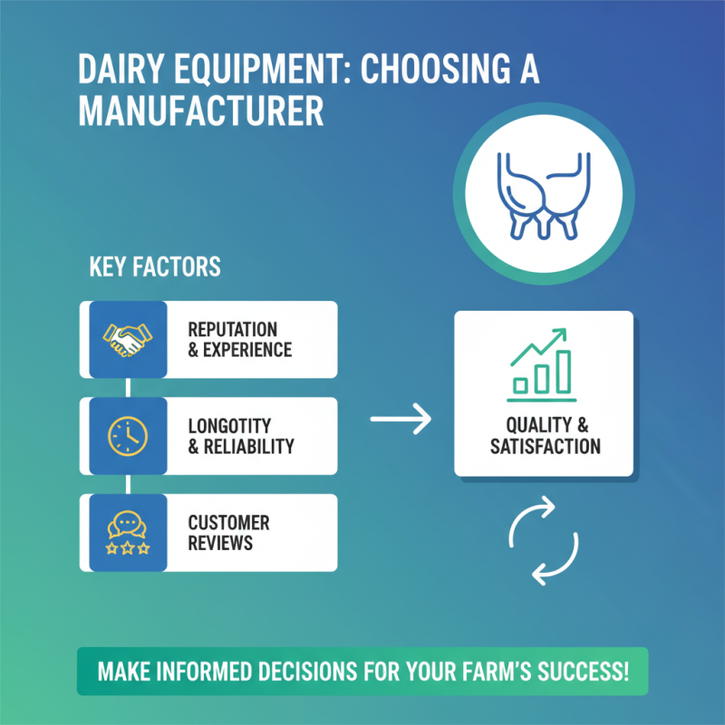 Top Tips for Choosing Milking Equipment Manufacturers for Your Dairy Farm