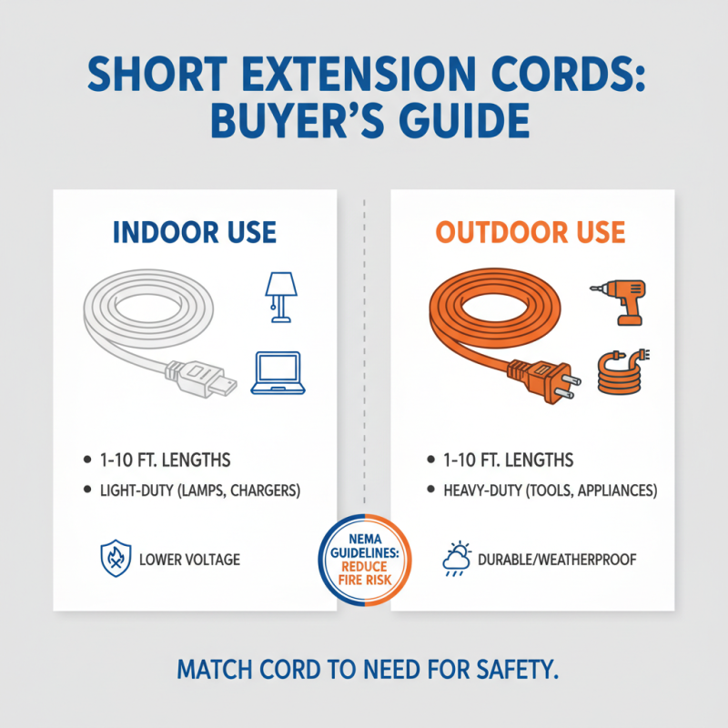How to Choose the Right Short Extension Cord for Your Needs