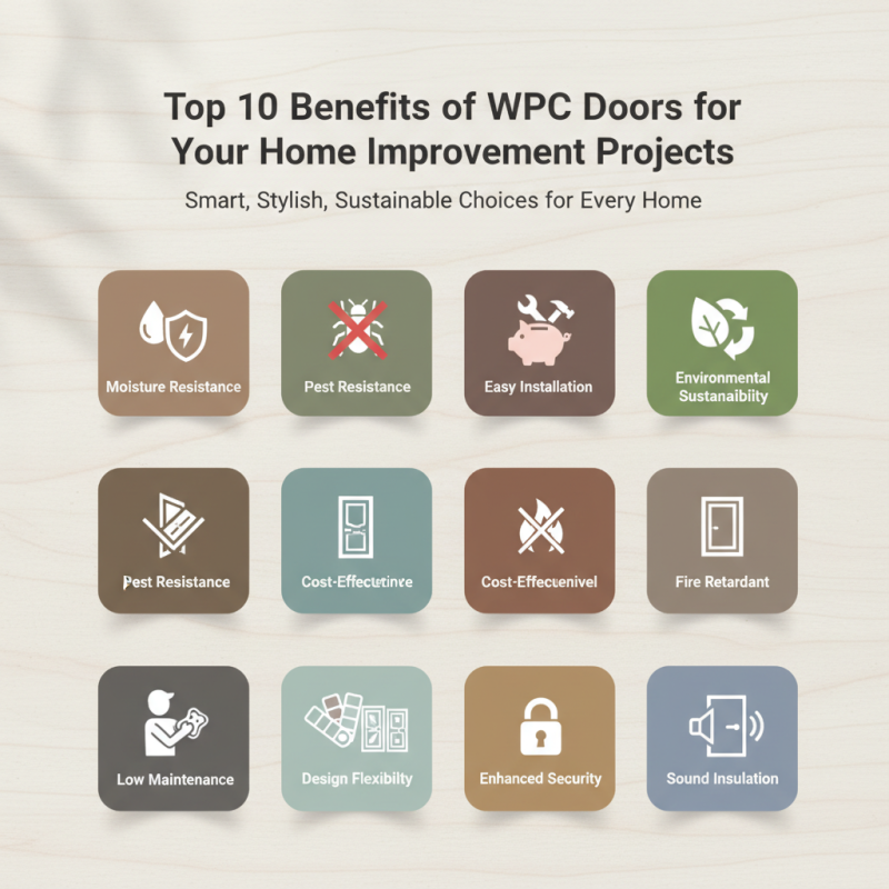 Top 10 Benefits of Wpc Doors for Your Home Improvement Projects