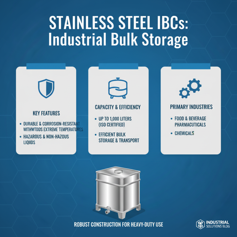 How to Choose the Right Stainless IBC Tote for Your Storage Needs
