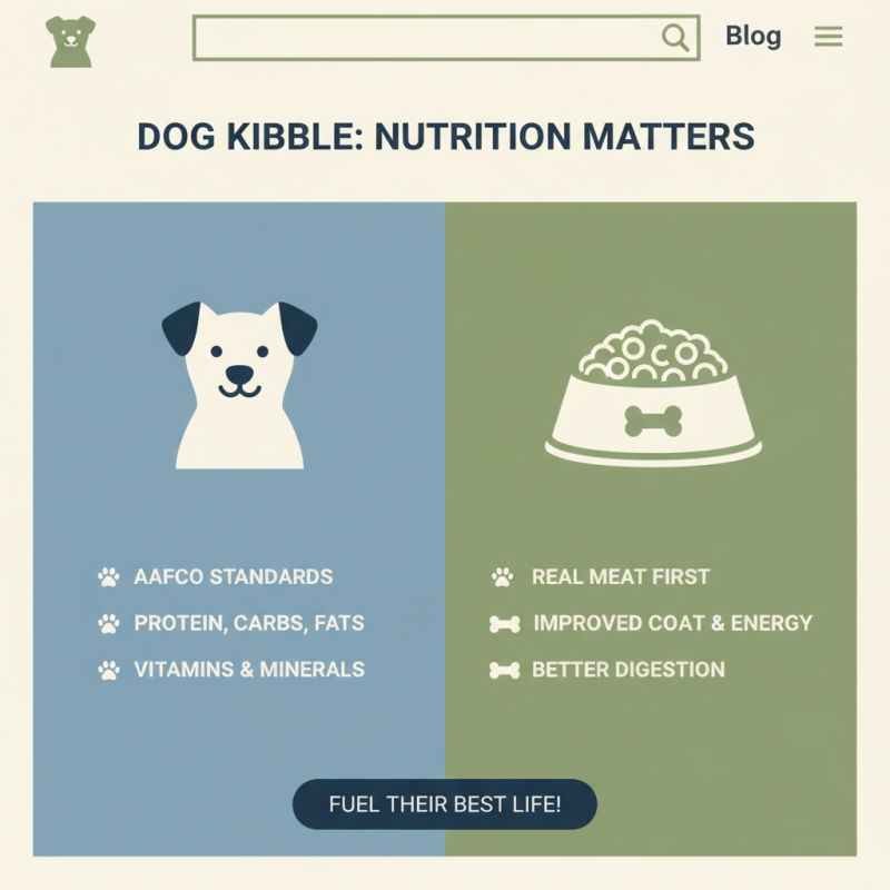 How to Choose the Best Dog Kibble for Your Pet's Health and Nutrition