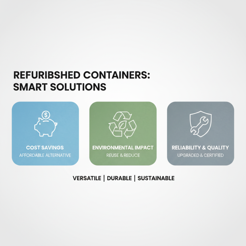 How to Choose the Best Refurbished Container for Your Needs