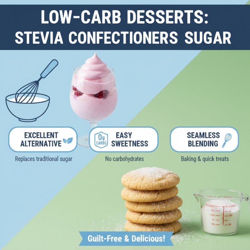 How to Use Stevia Confectioners Sugar for Delicious Low-Carb Desserts