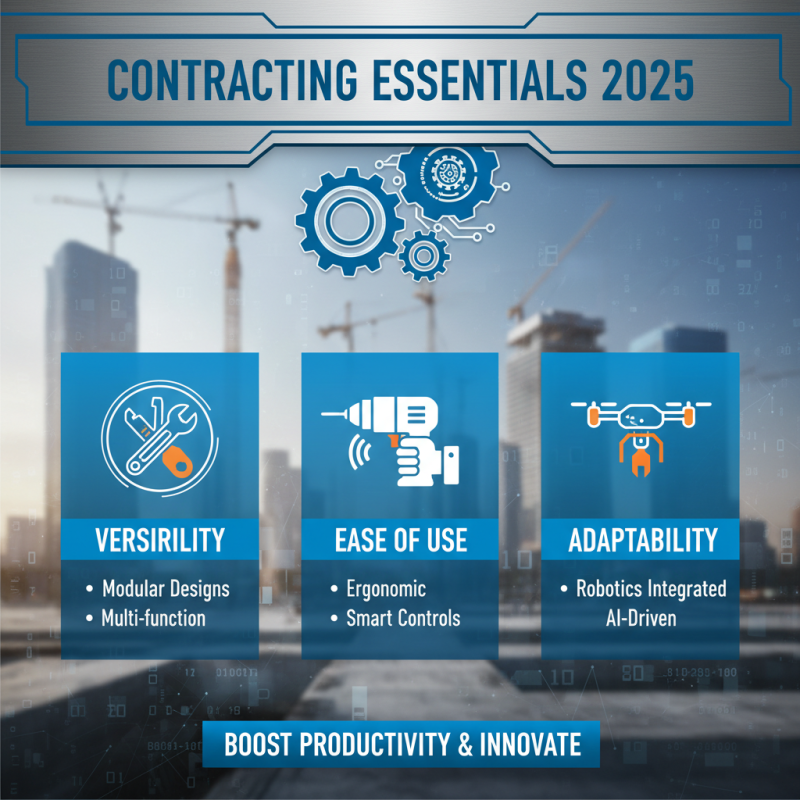 Top 5 Essential Contractor Tools for 2025: Boost Your Efficiency Today!