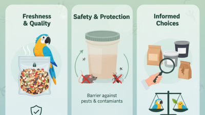 Best Bird Food Packaging Options for Keeping Your Pet Safe and Healthy