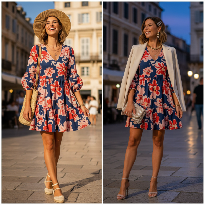 How to Style a Casual Floral Mini Dress for Any Occasion