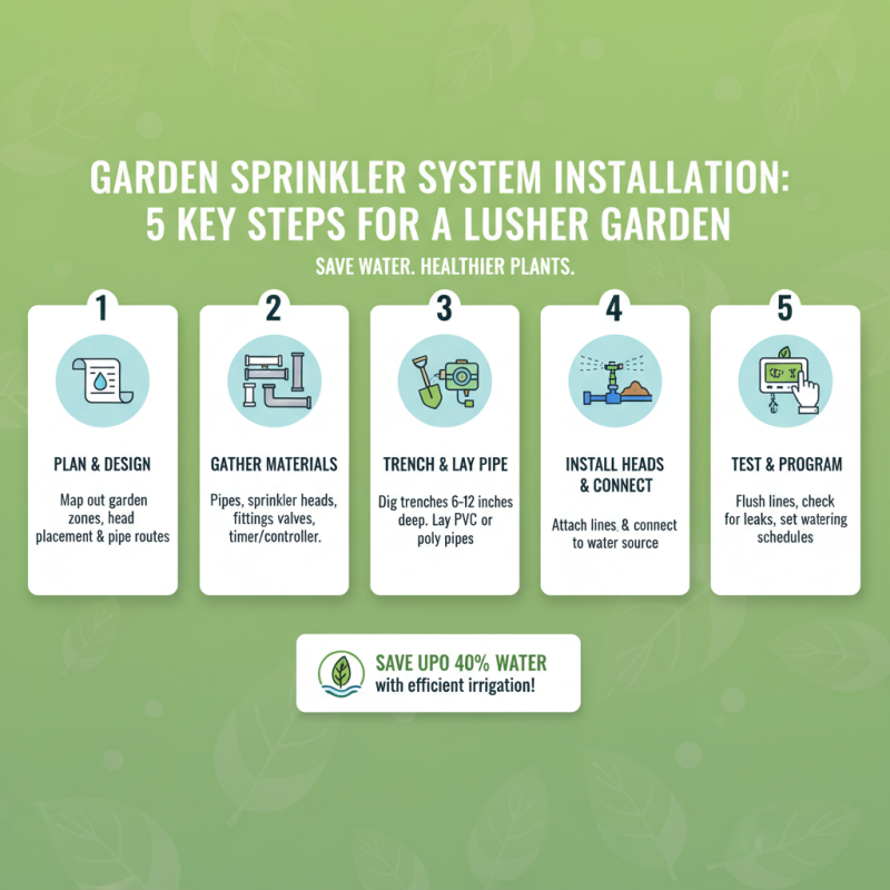 What is Sprinkler Installation and How to Get It Right for Your Garden