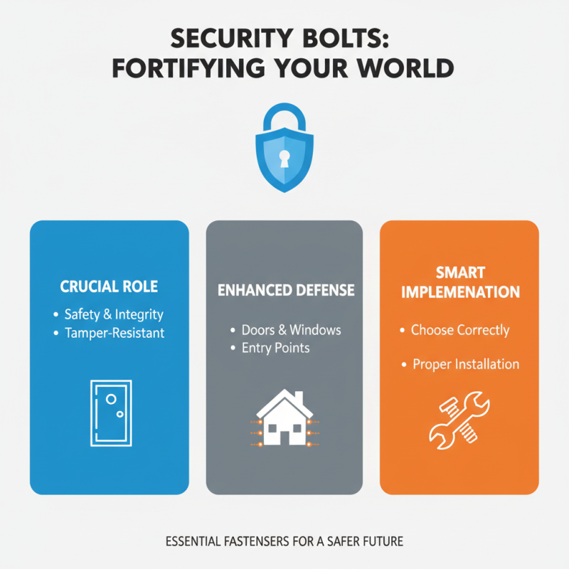 Top 10 Security Bolts You Need to Know for Maximum Protection