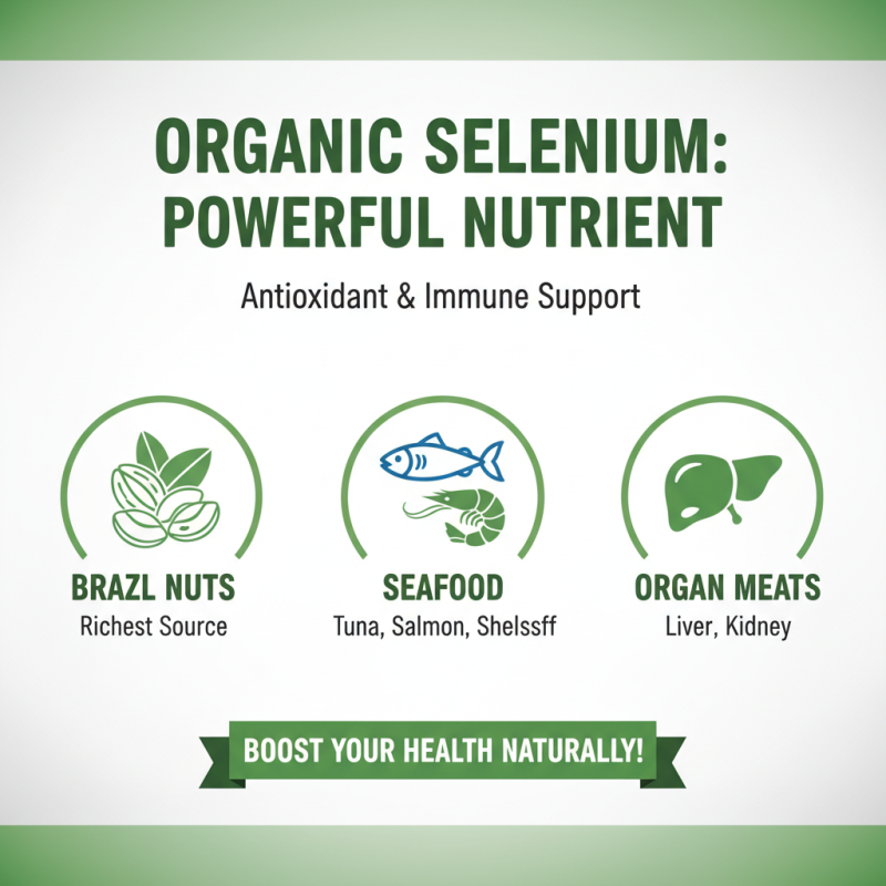 How to Increase Your Health with Organic Selenium Benefits and Sources