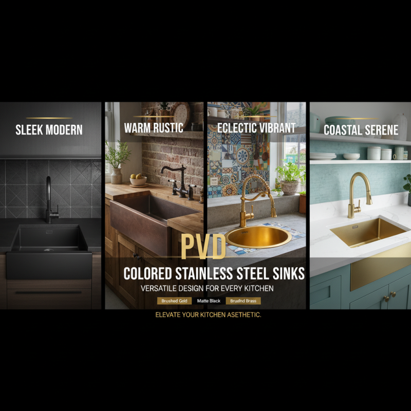 Top 10 Benefits of PVD Colored Stainless Steel Sinks for Modern Kitchens