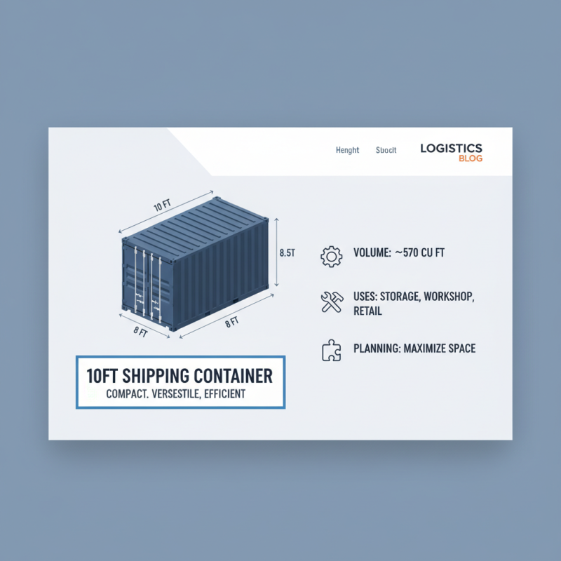 10 Essential Tips for Maximizing Your 10ft Shipping Container Space