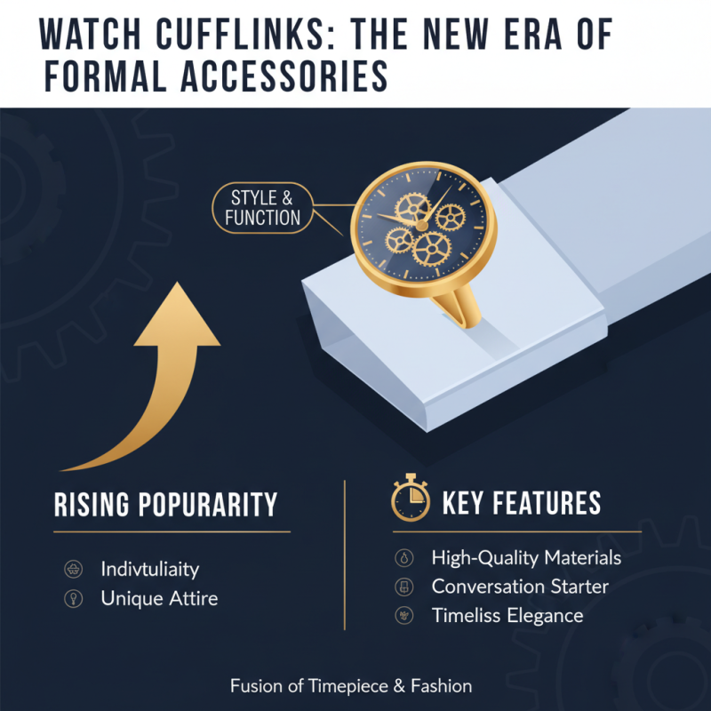 Why You Should Consider Watch Cufflinks for Your Next Formal Outfit