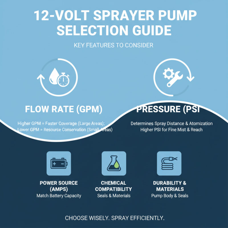 2025 How to Choose the Best 12 Volt Sprayer Pump for Your Needs