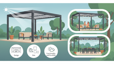 How to Choose the Best Modern Aluminum Pergola for Your Outdoor Space