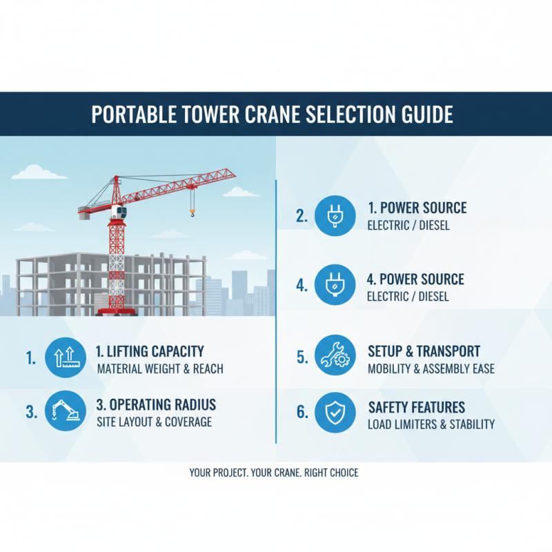 How to Choose the Best Portable Tower Crane for Your Construction Needs