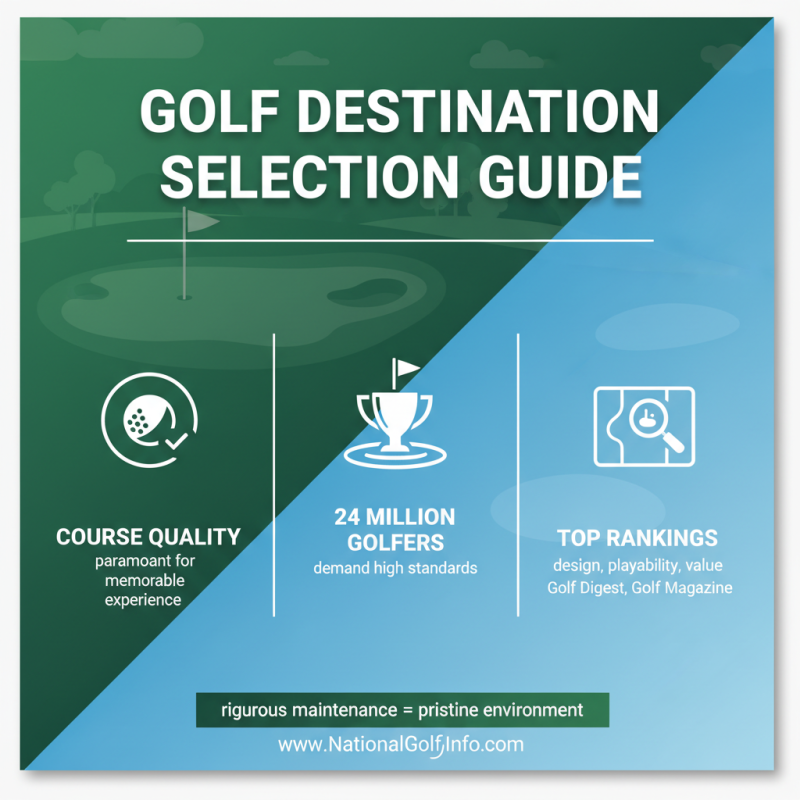How to Choose the Best Golf Destinations for Your Next Vacation
