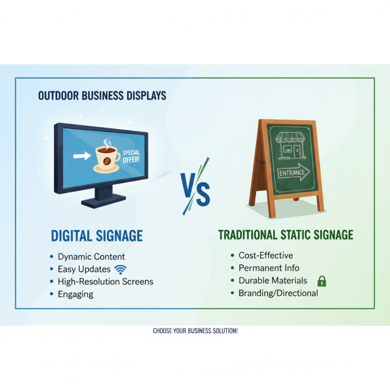 How to Choose the Best Outdoor Display for Your Business Needs