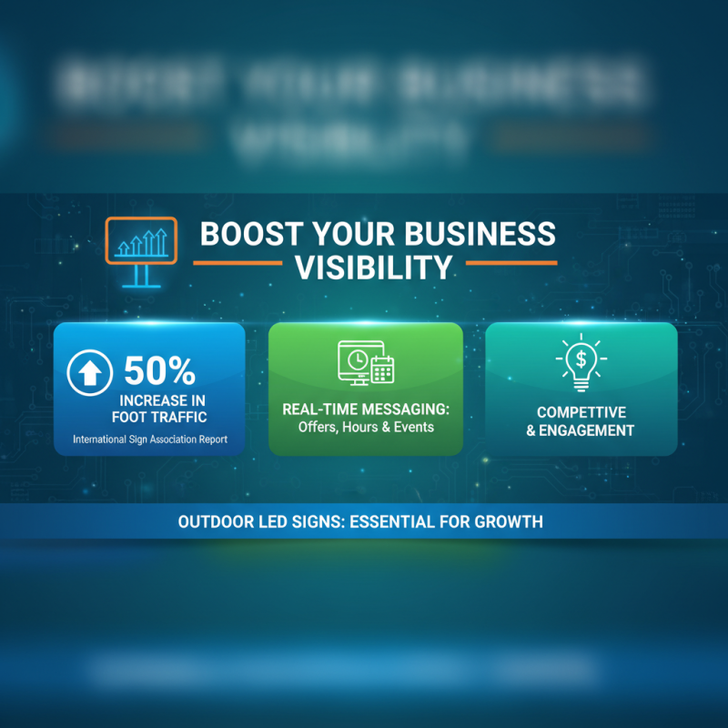 Top 10 Outdoor LED Signs to Enhance Your Business Visibility