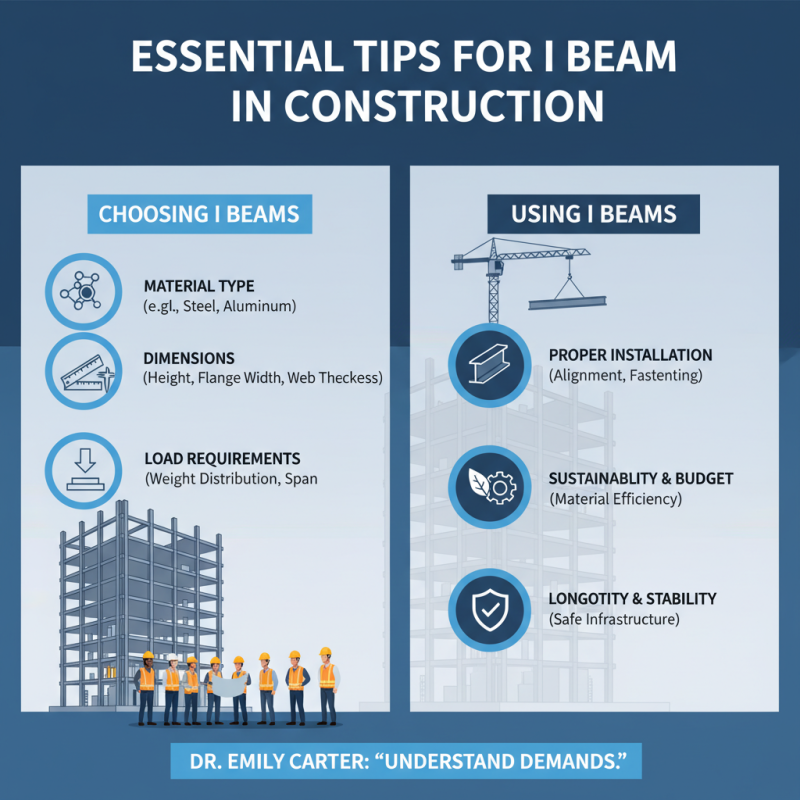Essential Tips for Choosing and Using I Beam in Construction Projects