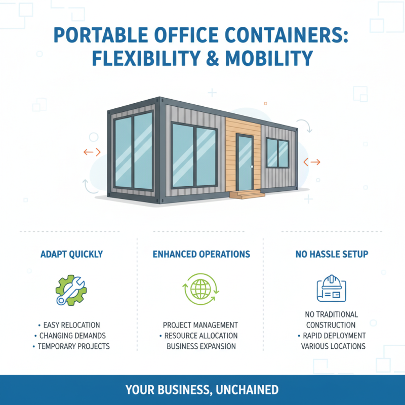 Top 10 Benefits of Using Portable Office Containers for Your Business Needs
