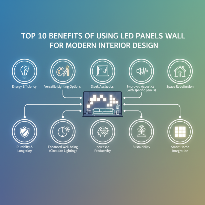 Top 10 Benefits of Using LED Panels Wall for Modern Interior Design