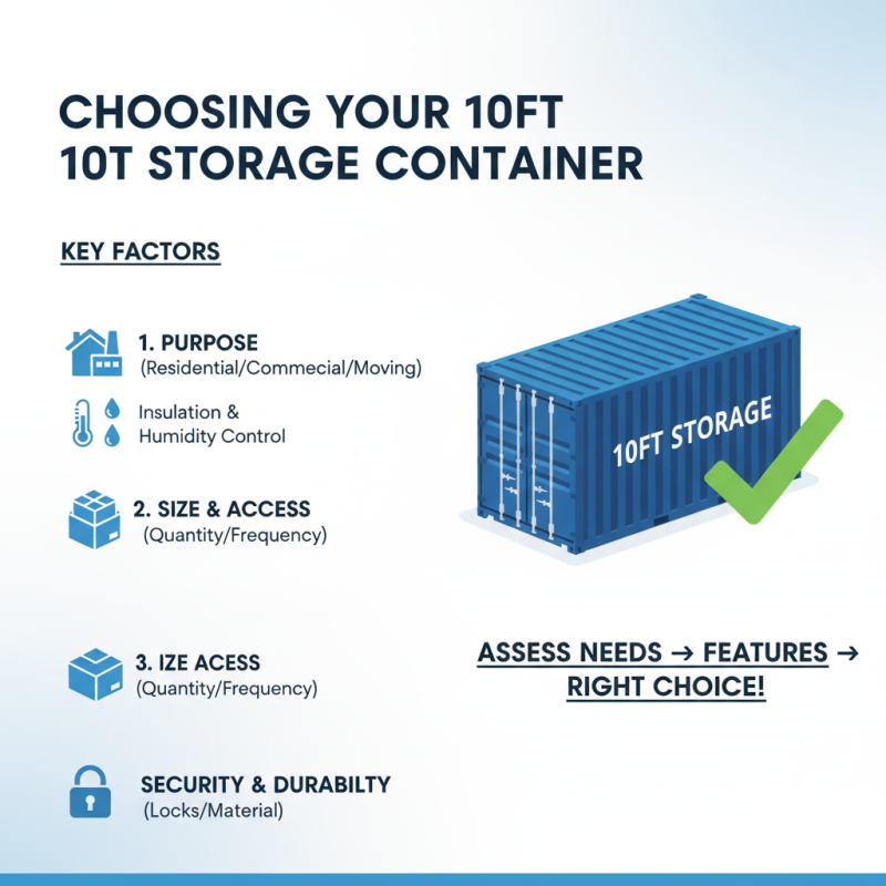 10 Essential Tips for Choosing the Right 10ft Storage Container for Your Needs