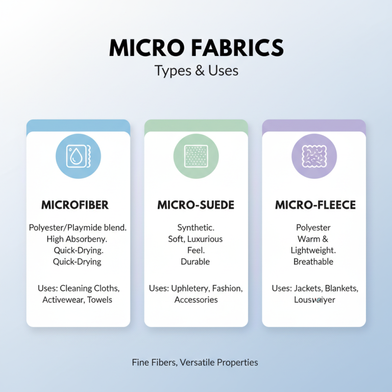 How to Choose the Right Micro Fabric for Your Needs