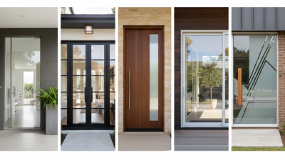 5 Best Glass Entry Doors for Modern Homes to Enhance Your Curb Appeal