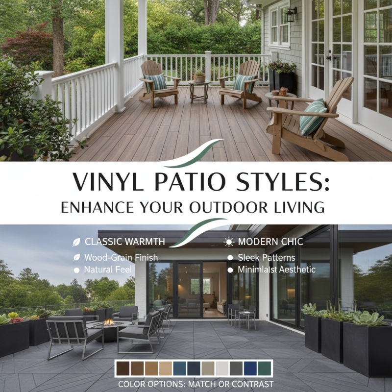 How to Choose the Best Vinyl Patio for Your Outdoor Space