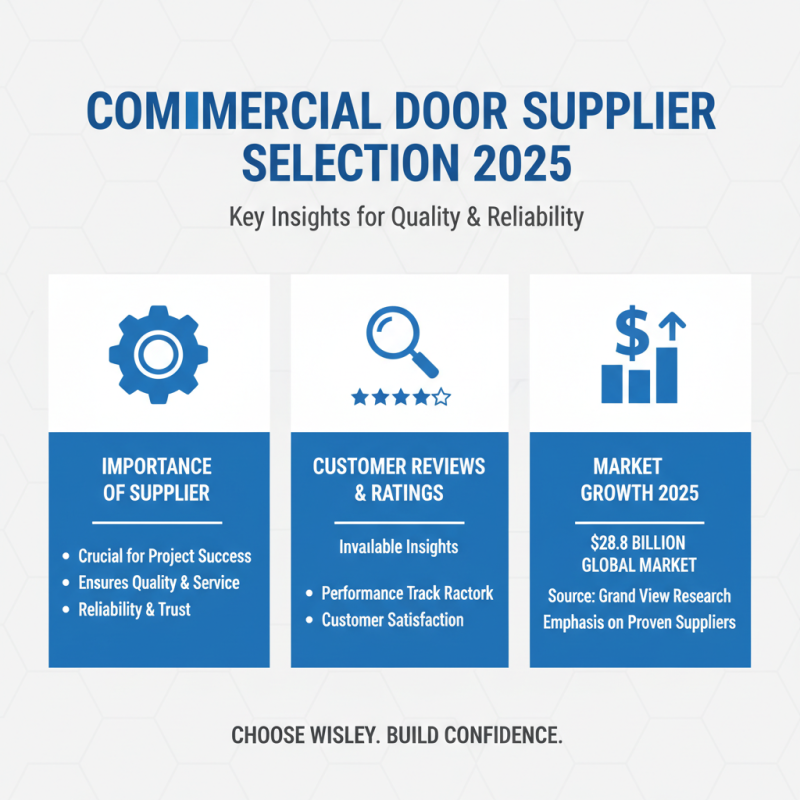 Top Commercial Door Suppliers to Consider for Your 2025 Projects