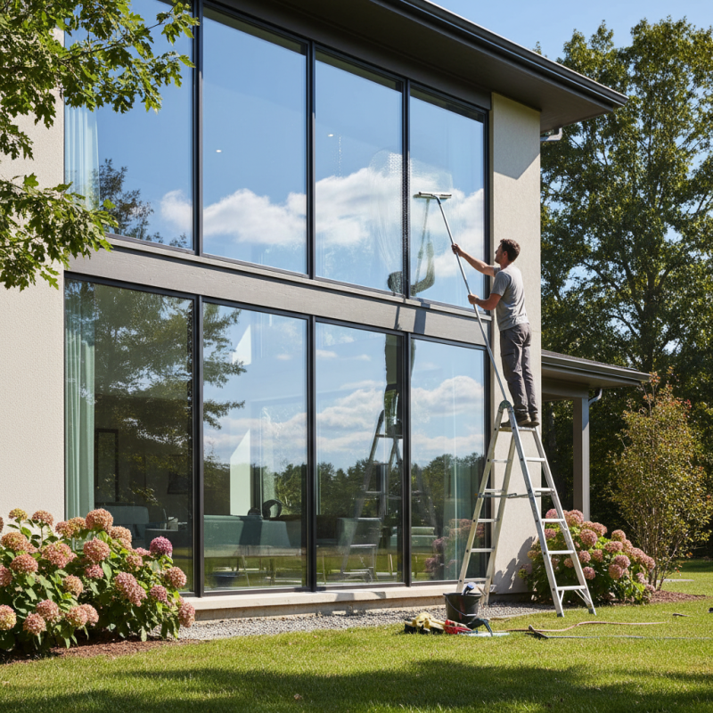 How to Clean Exterior Windows for a Streak Free Shine