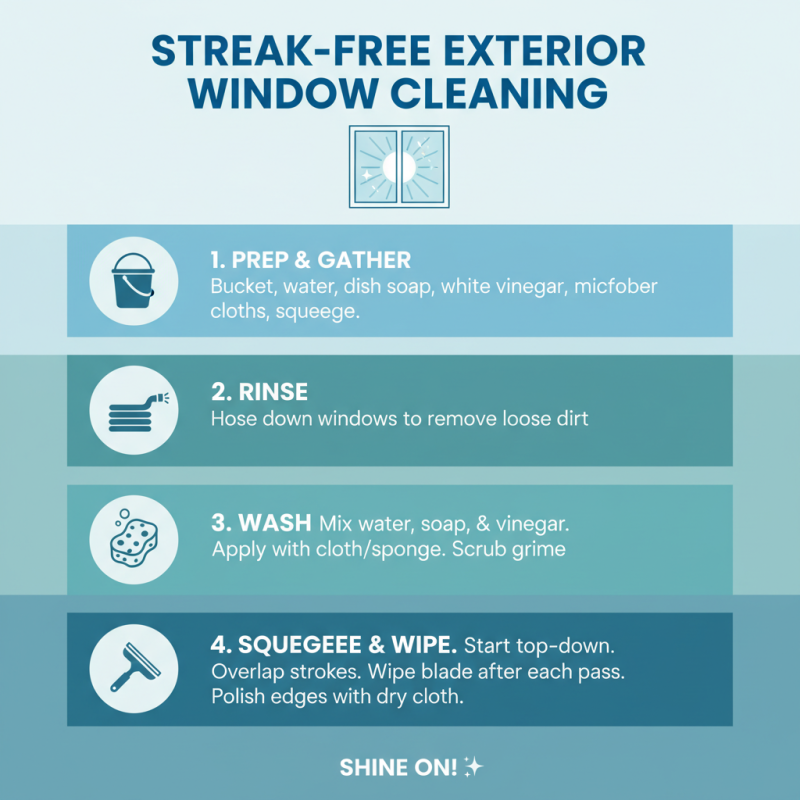 How to Clean Exterior Windows for a Streak Free Shine