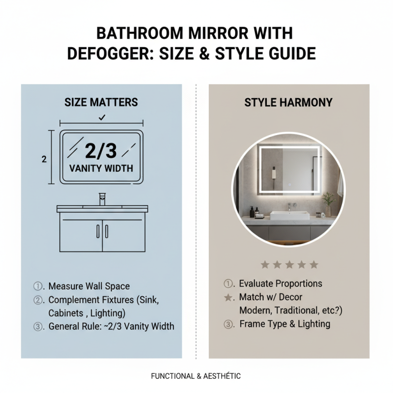 How to Choose a Mirror With Defogger for Your Bathroom Comfort