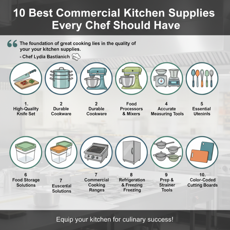 10 Best Commercial Kitchen Supplies Every Chef Should Have