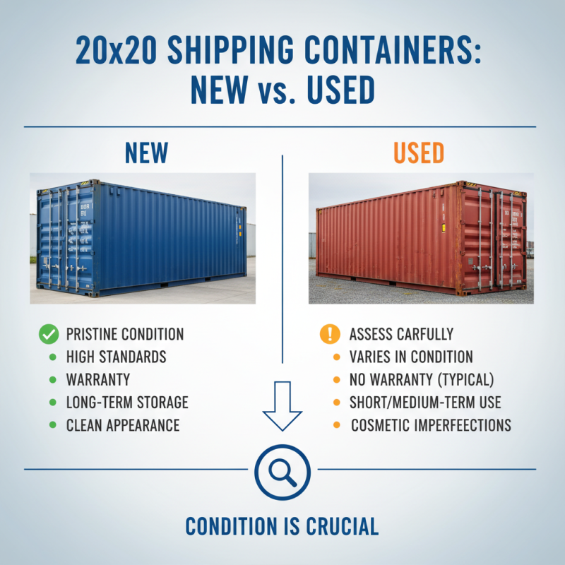 How to Choose the Right 20 x 20 Shipping Container for Your Needs