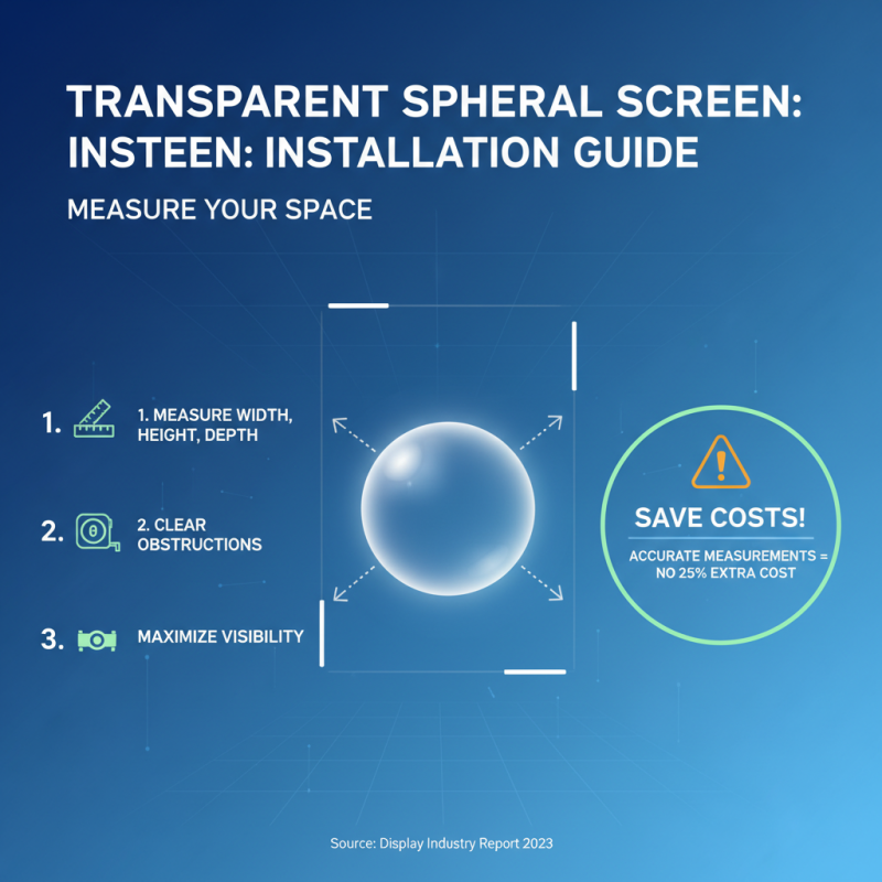 How to Choose and Install a Transparent Spherical Screen for Your Space