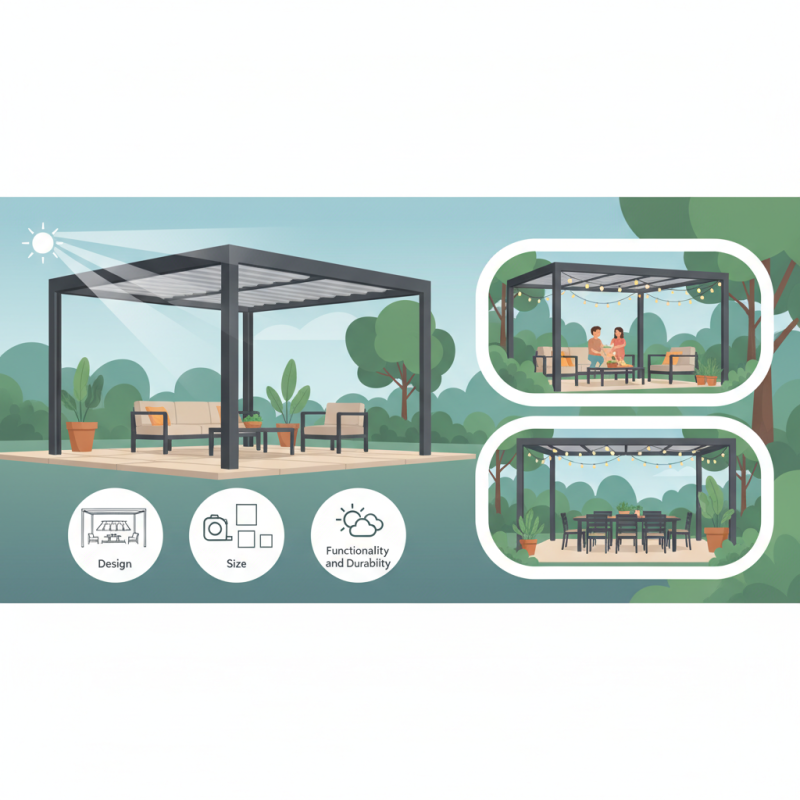 How to Choose the Best Modern Aluminum Pergola for Your Outdoor Space