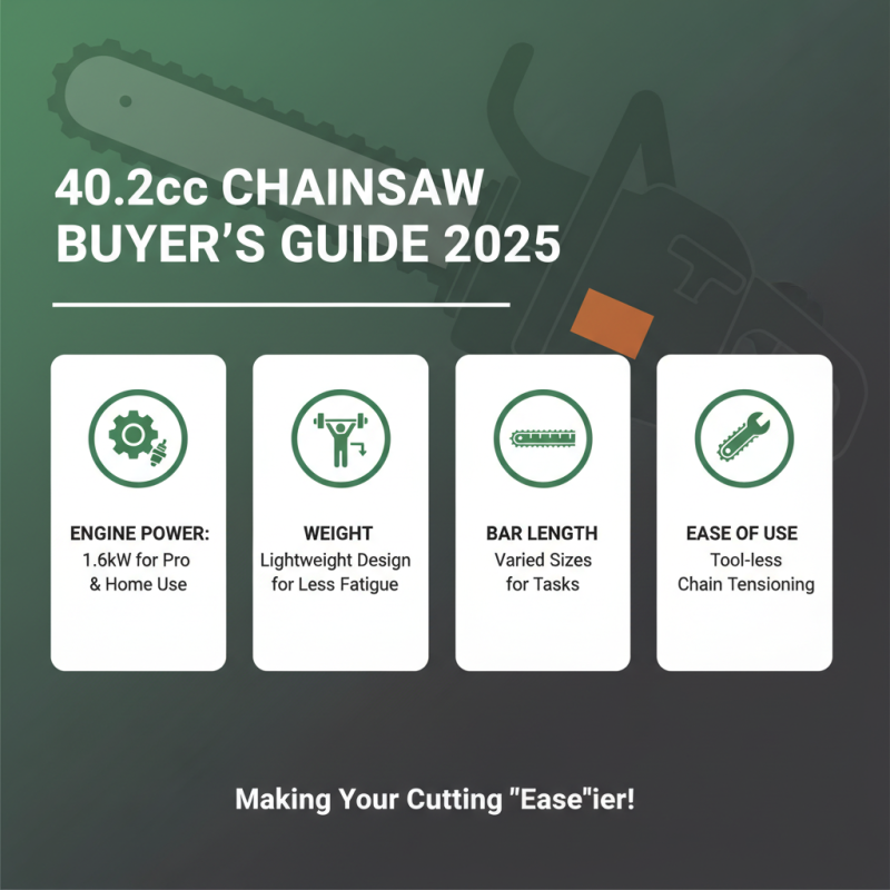 2025 Top 40.2cc Chain Saw 1.6kw Buying Guide Reviews and Features