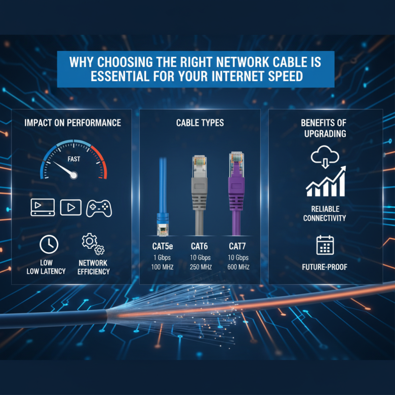 Why Choosing the Right Network Cable is Essential for Your Internet Speed