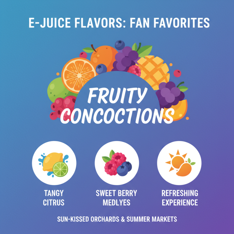 Top 10 Most Popular Drink Flavor E Juices for Vaping Enthusiasts