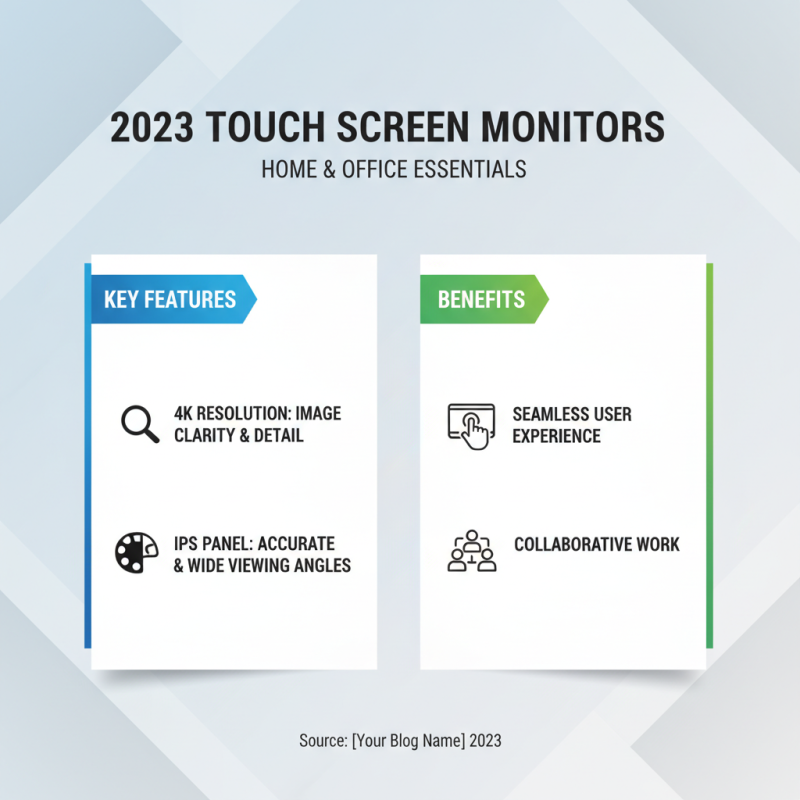 Best Touch Screen Monitor Options for Home and Office Use in 2023