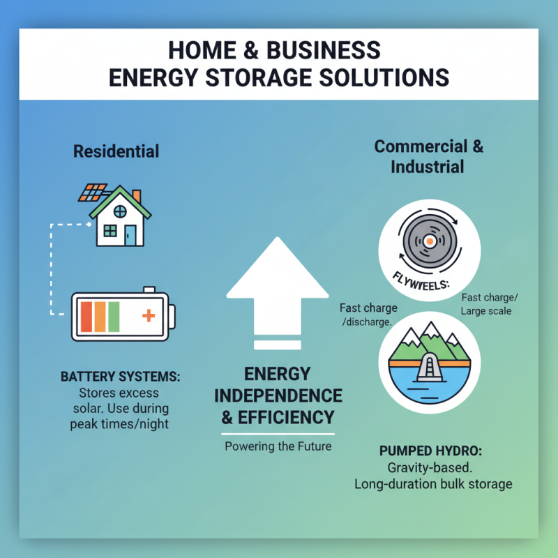 Top Energy Storage Solutions to Optimize Your Home and Business Efficiency